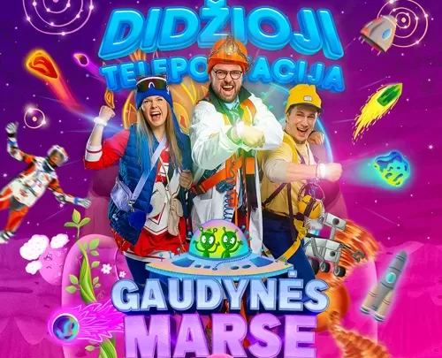 SPEKTAKLIS | Didžioji teleportacija. Gaudynės marse