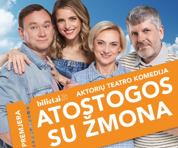 KOMEDIJA | ATOSTOGOS SU ŽMONA