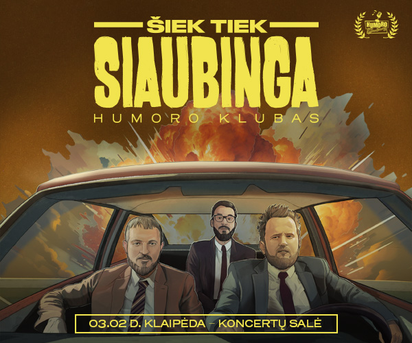RENGINYS | „Humoro klubas“ Klaipėdoje su programa „Šiek tiek siaubinga“