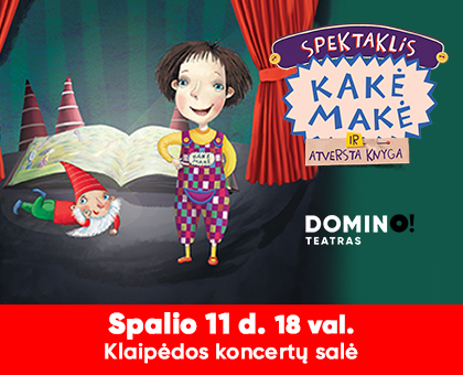 SPEKTAKLIS VAIKAMS | KAKĖ MAKĖ IR ATVERSTA KNYGA