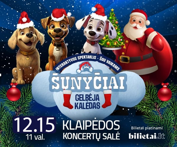 Spektaklis vaikams | Šunyčiai gelbėja Kalėdas