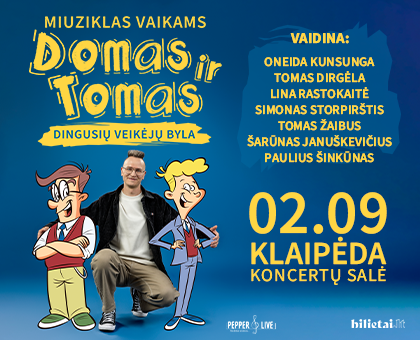 MIUZIKLAS VAIKAMS | Domas ir Tomas: dingusių veikėjų byla
