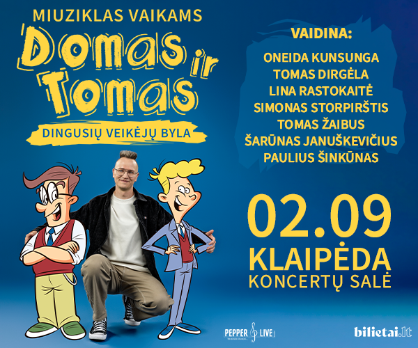 MIUZIKLAS VAIKAMS | Domas ir Tomas: dingusių veikėjų byla