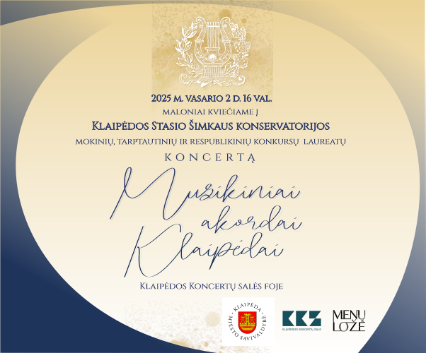 KONCERTAS | Muzikiniai akordai Klaipėdai