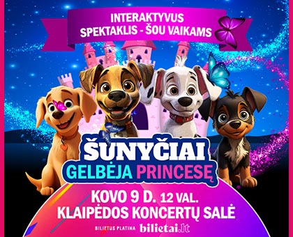 SPEKTAKLIS VAIKAMS | Šunyčiai gelbėja princesę