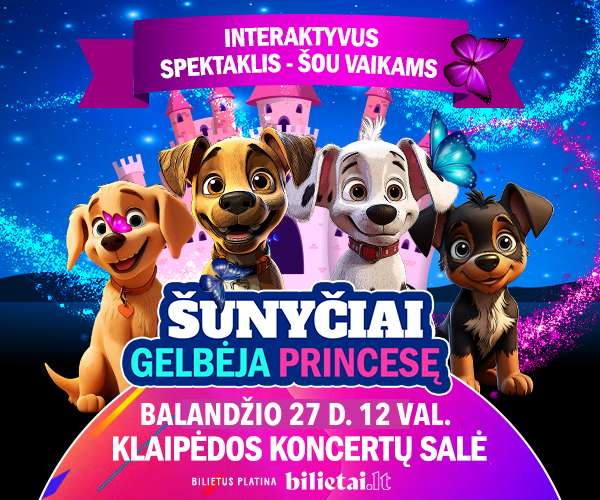 SPEKTAKLIS VAIKAMS | Šunyčiai gelbėja princesę