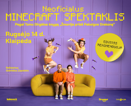 Neoficialus MINECRAFT SPEKTAKLIS | pagal T. Dirgėlos knygą „Žmonija prieš Pabaigos Drakonę“ 