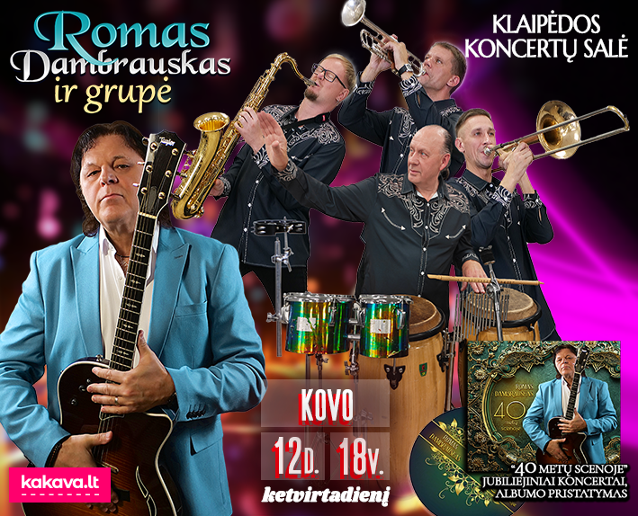 KONCERTAS | Romas Dambrauskas ir grupė