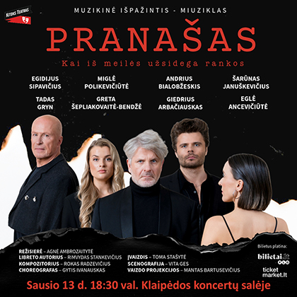 MUZIKINIS SPEKTAKLIS | Pranašas. Kai iš meilės užsidega rankos